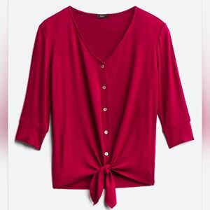 K&C Button Down Knit Top
